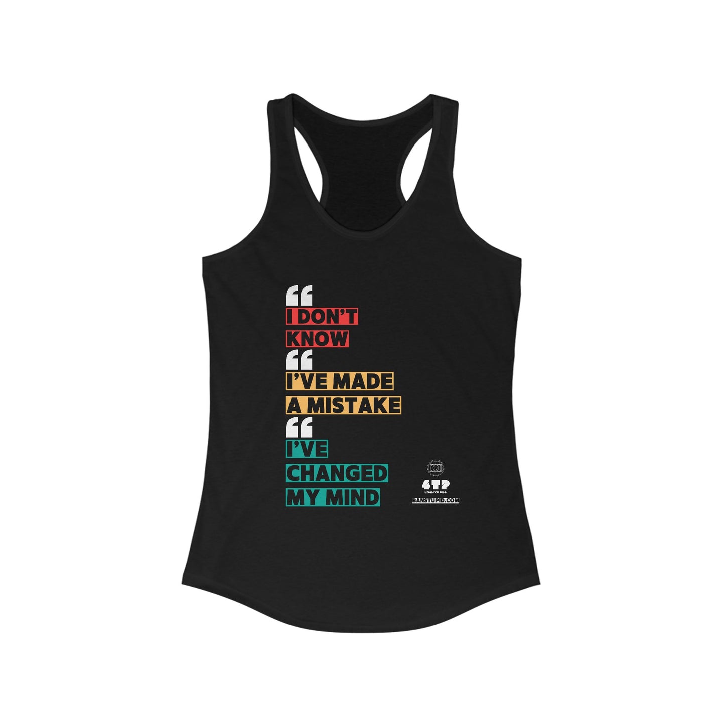 FEM 3 MANTRAS Racerback Tank